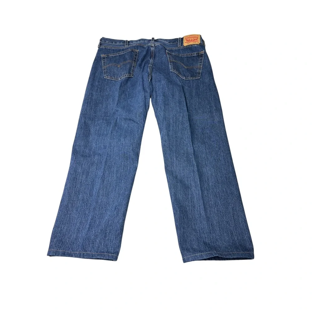 Levis 505 Regular Fit Straight Leg Mens Jeans Medium Wash Blue‎ W42 L27